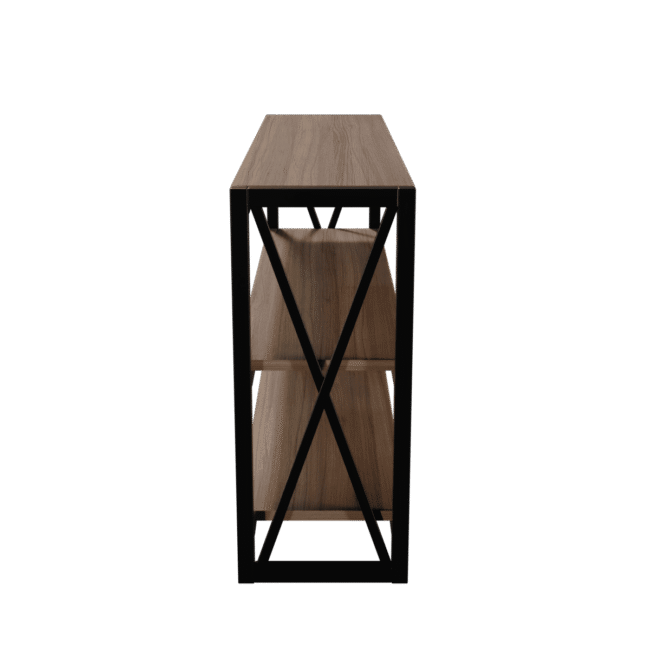 Snaxo Shoe Rack in Walnut Color - Image 3