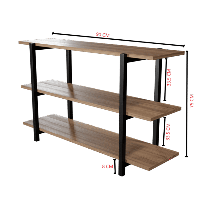 Metwood Shoe Rack in Walnut Color - Image 8