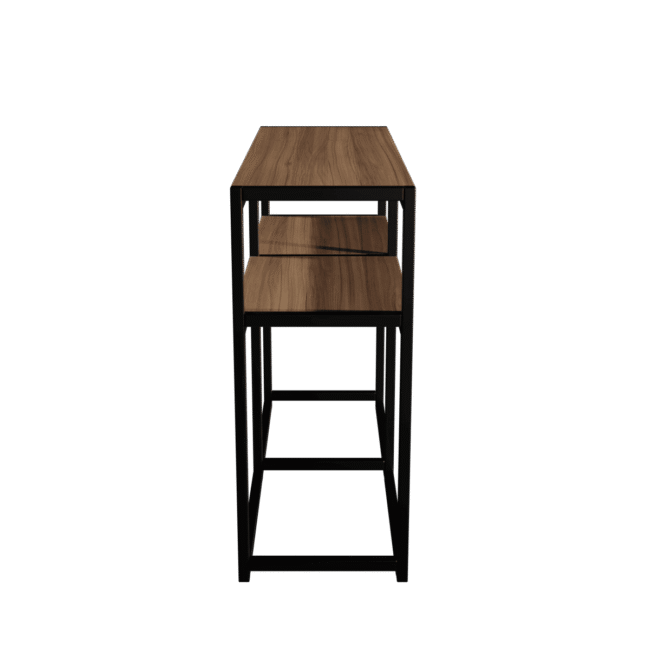 Blocsy Console Table in Beige Color - Image 3