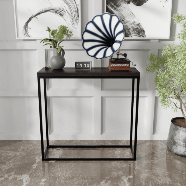 Zubro Console Table in Brown Color