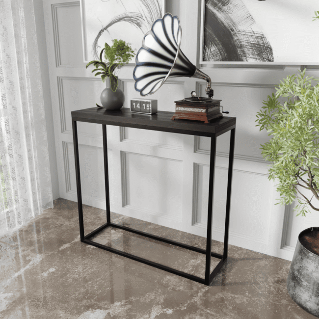 Zubro Console Table in Brown Color - Image 2
