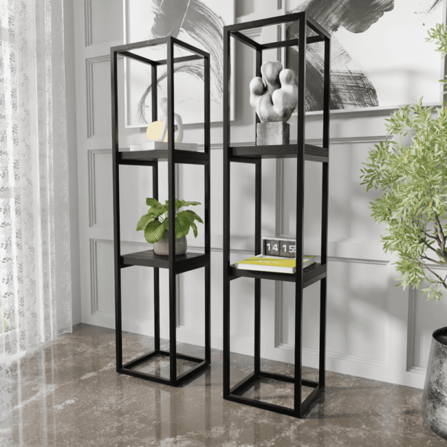 Brikzo Console Table in Brown Color - Image 2