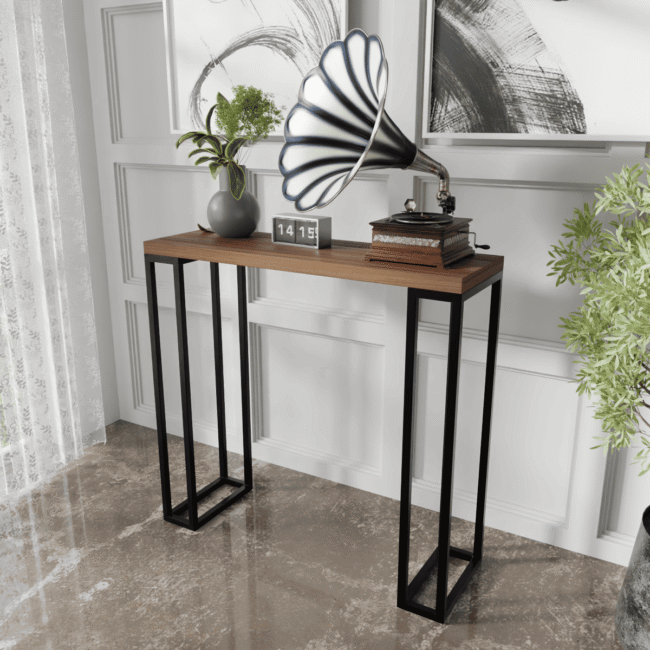 Konzo Console Table in Beige Color - Image 2