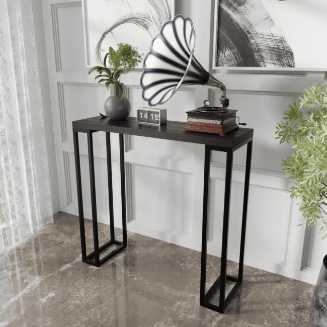 Konzo Console Table in Brown Color - Image 2