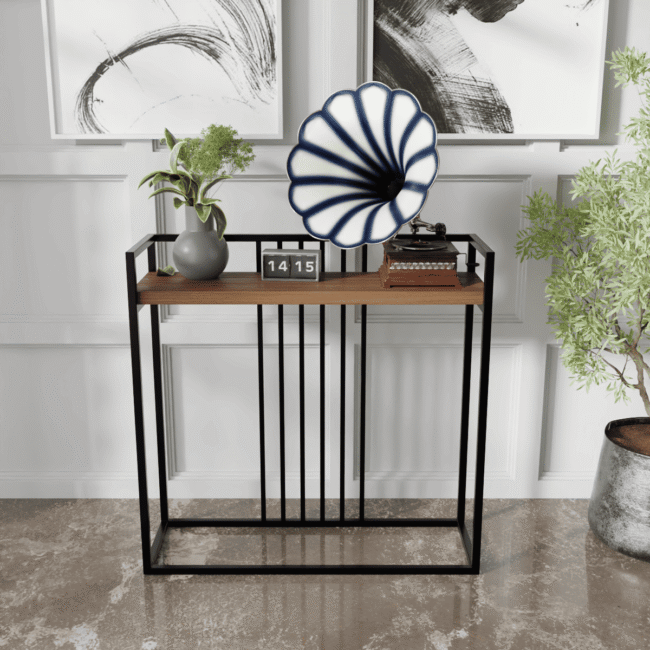 Fablex Console Table in Beige Color