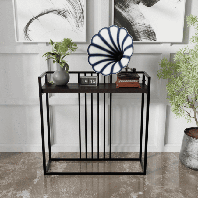 Fablex Console Table in Brown Color