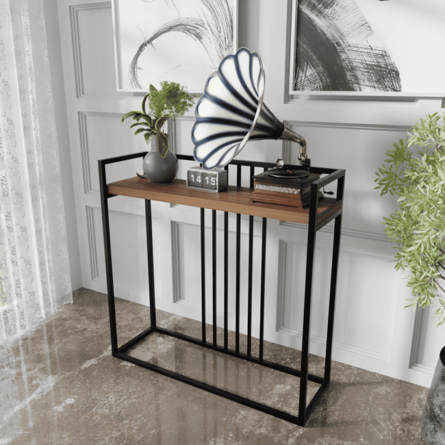 Fablex Console Table in Beige Color - Image 2