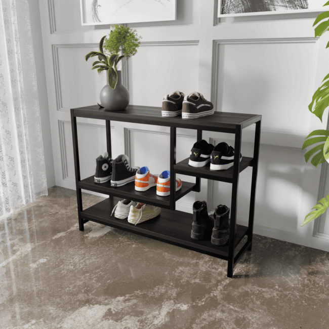Tifflo Shoe Rack in Brown Color