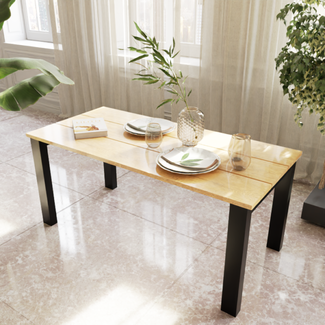 Square Shape 6 Seater Dining Table
