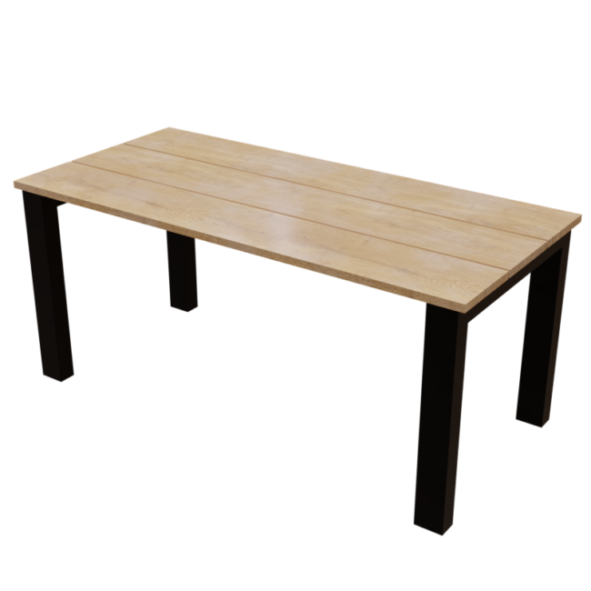 Square Shape 6 Seater Dining Table - Image 2