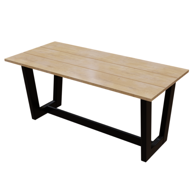 Uppal 4 Seater Dining Table - Image 2