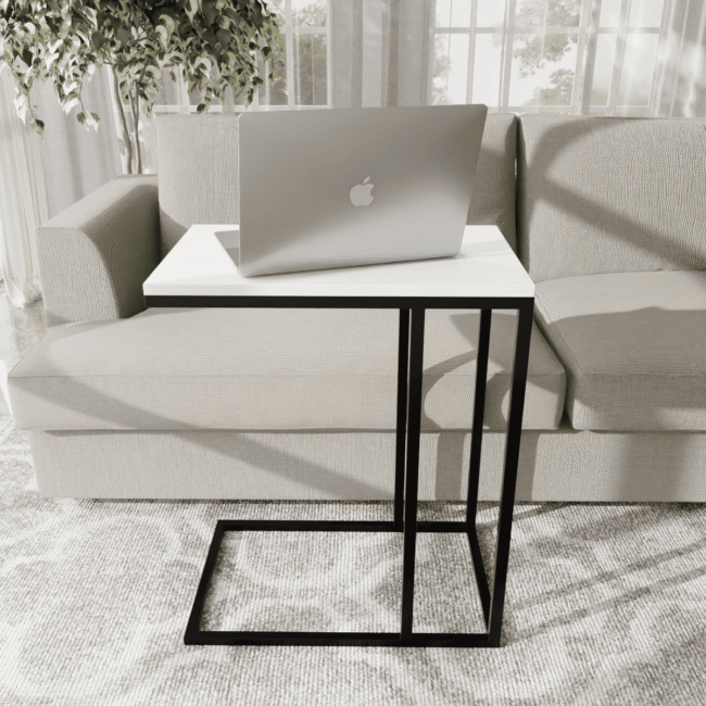Glamo Working Table in White Color