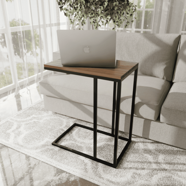 Glamo Working Table in Beige Color - Image 2