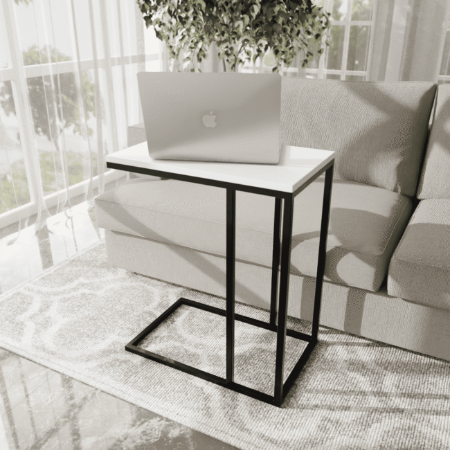 Glamo Working Table in White Color - Image 2
