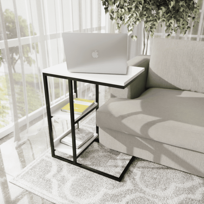 Cobber Working Table in White Color - Image 2